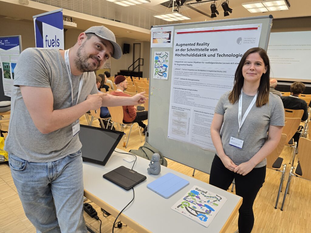 Impression DELFI 2024; v.l.n.r.: Alexander Ast, Marcella Haller