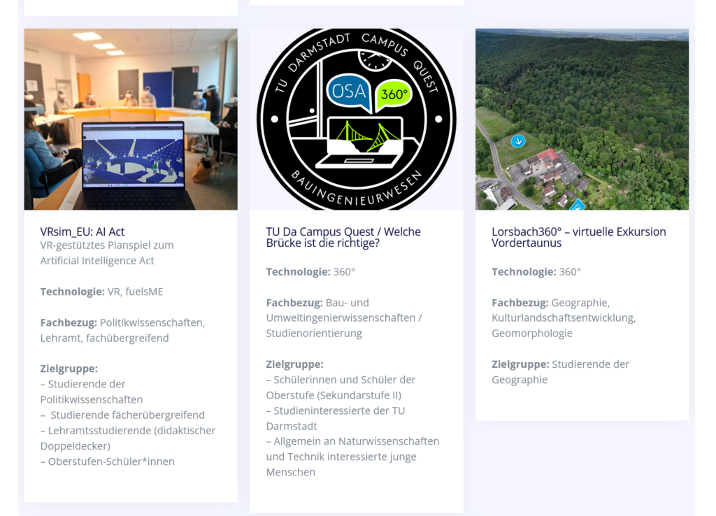 Einblick in den Future Learning Designs Katalog