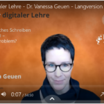 Blitzlichter digitaler Lehre - Runde 3/ Nr. 2 - "Wissenschaftliches Schreiben in Zeiten von KI" / Flashes of Digital Teaching - Round 3/ No. 2 - "Scientific Writing in the Age of AI" Screenshot_Blitzlicht_Geuen