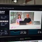 Foto: Live-Übertragung von Vortrag auf Media Lab Stage Braunschweig beim U:FF 2026